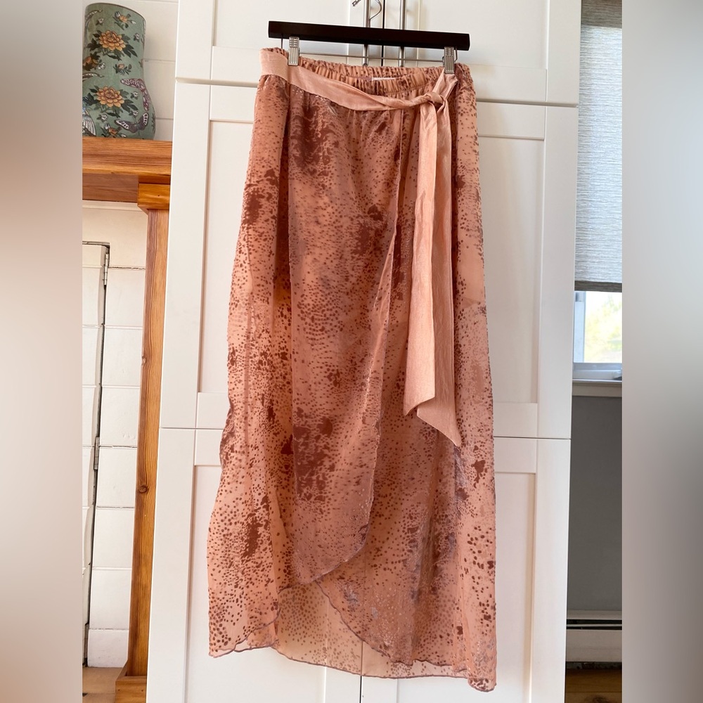 Wanderlux Skirt With Tie Waist Sash